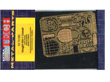 1/72 Extratech - Photoetch for Italeri F4U-1 interior