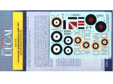 1/72 Extratech - Hurricane Mk.I fighters flown by RAF Czechoslovak pilots
