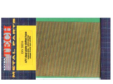 1/35 Extratech - Photoetch AFV steel plate - dotted type