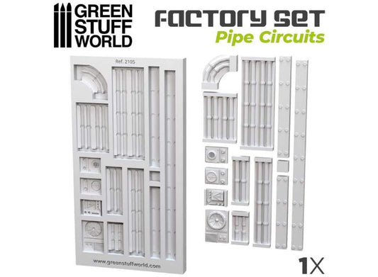 - Green Stuff World - Silicone Molds - Pipe Circuits