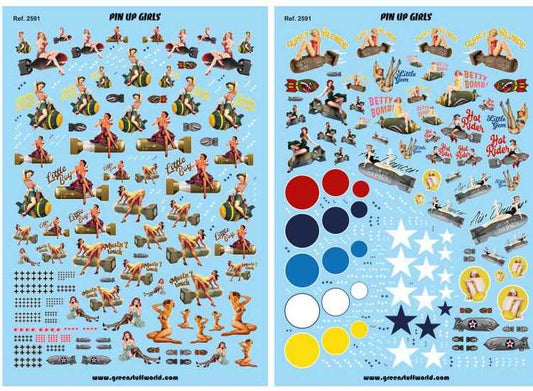 - Green Stuff World - Water slide decals - Pin Ups