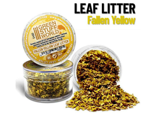 - Green Stuff World - Leaf Litter - Fallen Yellow (1/76 - 1/22)