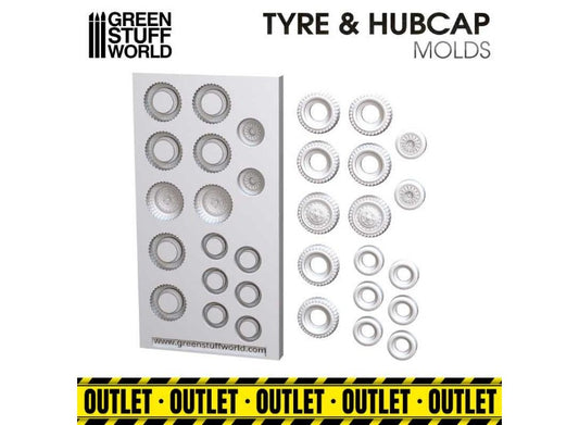 - Green Stuff World - Silicone Molds - Tyres and Hubcaps Outlet Version