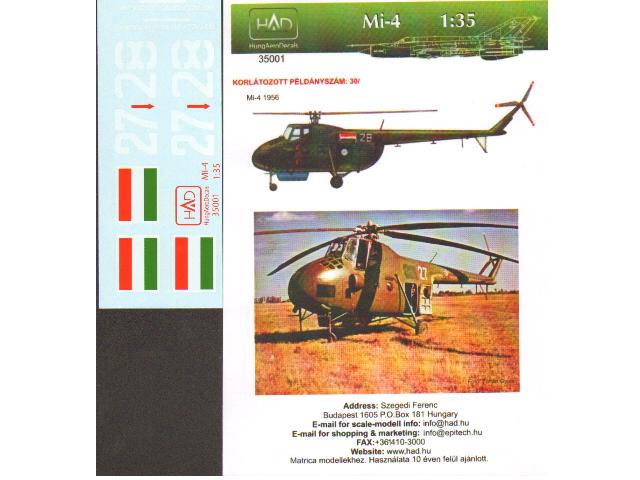 1/35 HAD Decals - MI-4