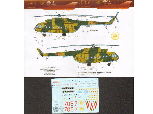 1/35 HAD Decals - MI-17