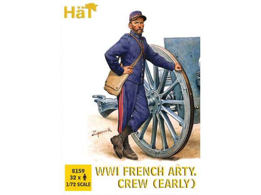 1/72 Hat - WWI French Artillery Crew (early)