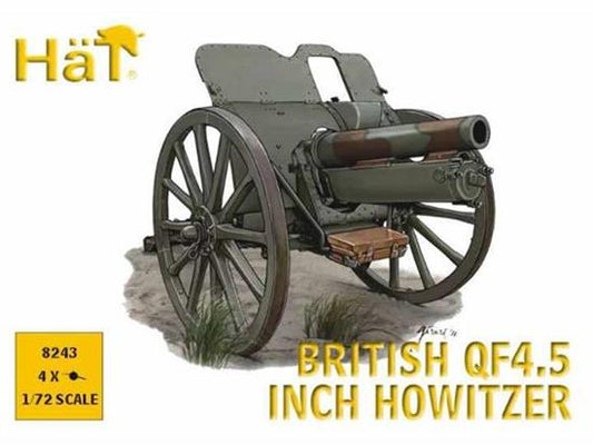 1/72 Hat - WWI British QF 4.5 inch Howitzer (4PCS)