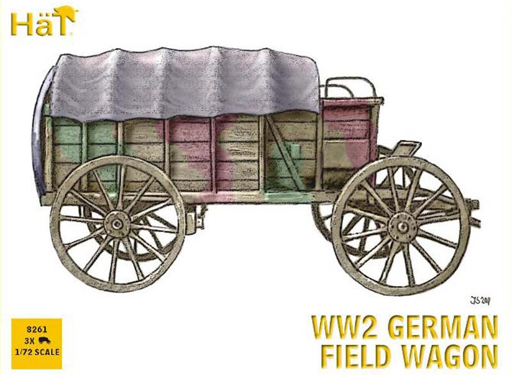 1/72 Hat - WW2 German Horse Drawn Field Wagon