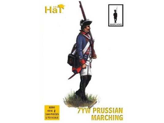 1/72 Hat - 7YW Prussians Marching - Seven Years War