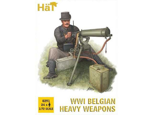 1/72 Hat - WWI Belgian Heavy Weapons