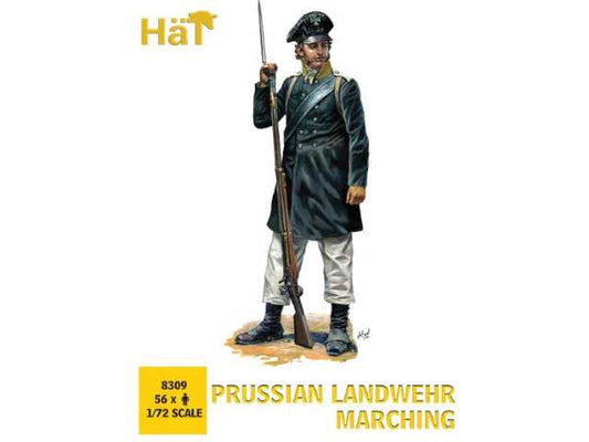 1/72 Hat - Napoleonic Prussian Landwehr Marching