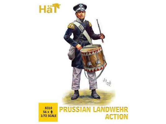 1/72 Hat - Napoleonic Prussian Landwehr Action