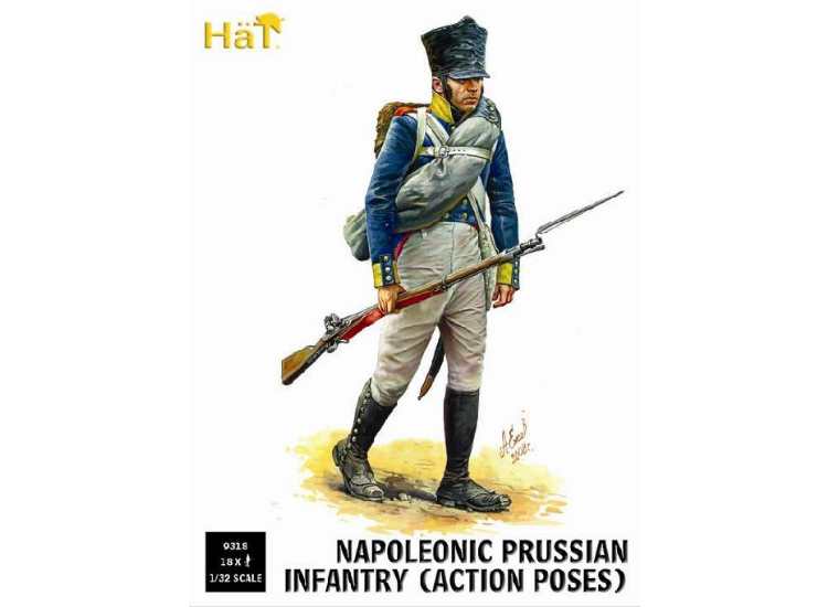 1/32 Hat - Napoleonic Prussian Infantry (Action Poses)