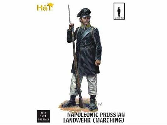 1/32 Hat -  Napoleonic Prussian Landwehr Marching