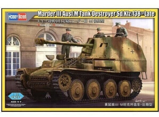 1/35 Hobbyboss - Marder III Ausf.M Tank Destroyer Sd.Kfz.138