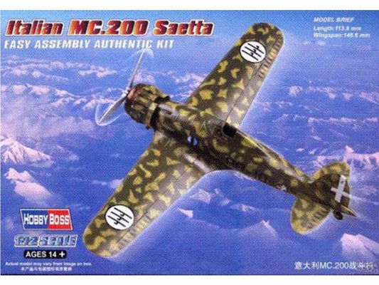 1/72 Hobbyboss - Italian MC.200 Saetta
