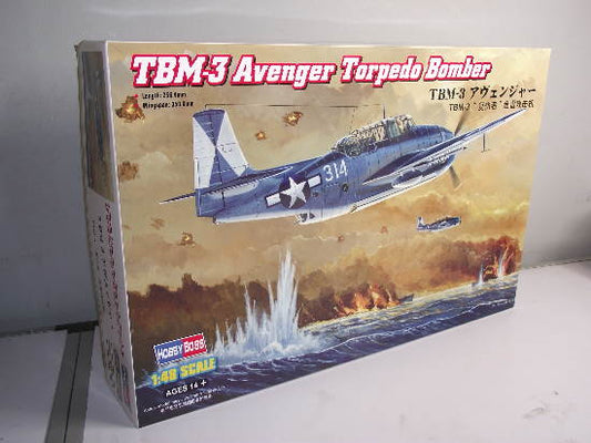 1/48 Hobbyboss - Grumman TBM-3 Avenger Torpedo Bomber