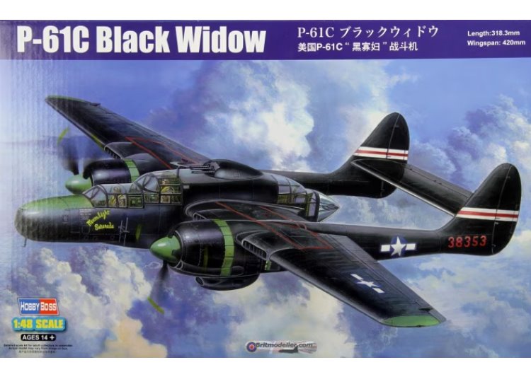 1/48 Hobbyboss - P-61C Black Widow