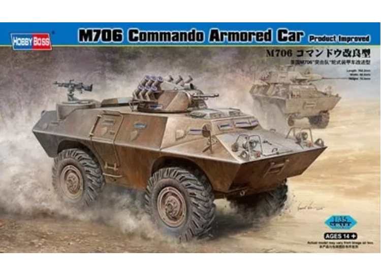 Hobbyboss 82419 1/35 M706 APC Commando Armoured Car – Models For Sale Ltd