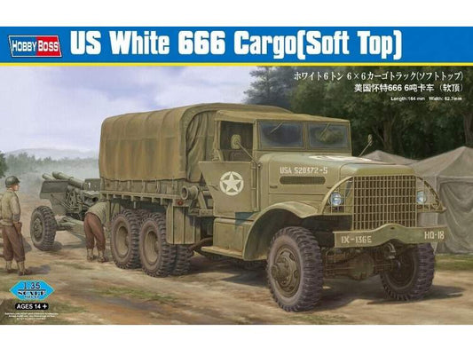 1/35 Hobbyboss - US White 666 Cargo Soft Top