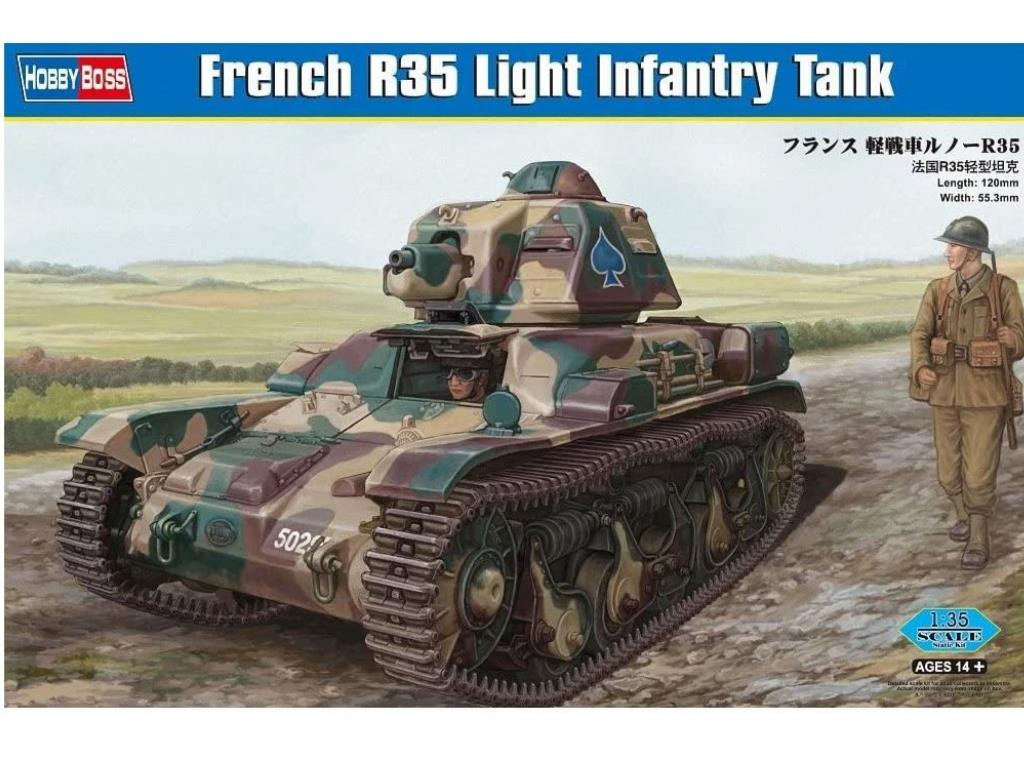 1/35 Hobbyboss - French R35 Light Infantry Tank