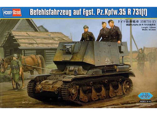 1/35 Hobbyboss - Befehlsfahrzeug auf Fgst. Pz.Kpfw.35 R 731 (f)
