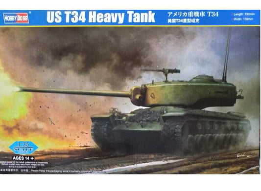 1/35 Hobbyboss - US T34 Heavy Tank
