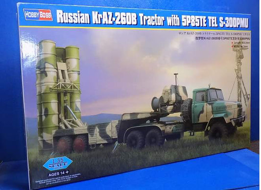 1/35 Hobbyboss - KraZ-260B Tractor w/ SP85TE TEL S-300PMU