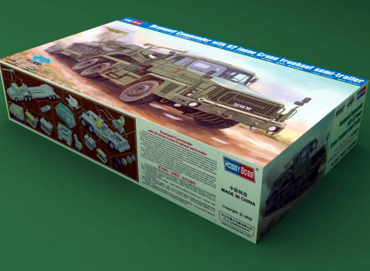 1/35 Hobbyboss - Scammell Commander w/62t Crane Semi Trailer - DAMAGED BOX