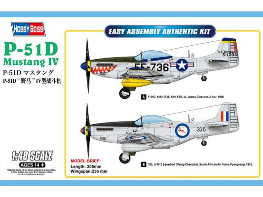 1/48 Hobbyboss - P-51D Mustang IV