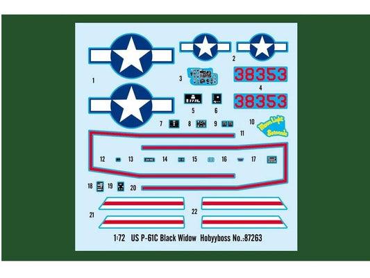 1/72 Hobbyboss - P-61C Black Widow