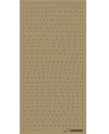 1/48 Hobby Decal - F-4 Panel numbers Black Stencil font ver 1 (1/48)