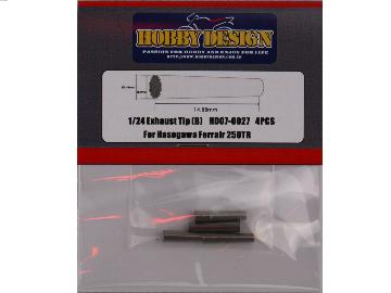 1/24 Hobby Design - Exhaust Tip (B) For Hasegawa Ferrair 250TR