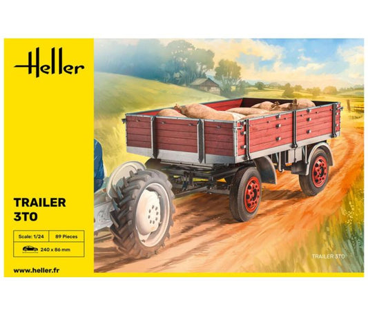 Heller HH81410 1/24 - Farm Trailer 3to