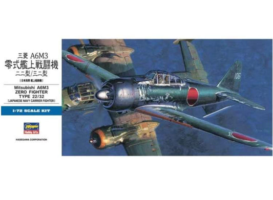 1/72 Hasegawa - Mitsubishi A6M3 Zero Fighter Type 22/32
