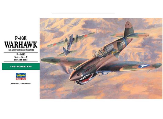 1/48 Hasegawa - P-40E Warhawk (U.S. Army Air Force Fighter)