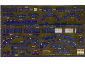 1/350 Hasegawa - IJN Battleship Mutsu Detail Set