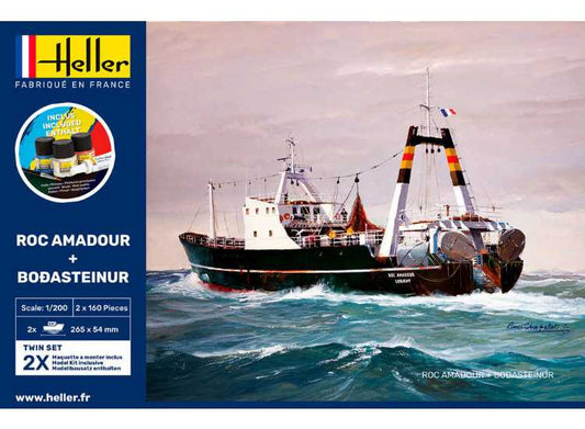 1/200 Heller - Roc Amadour & Bodasteinur  Starter / Gift Set (2 kits)