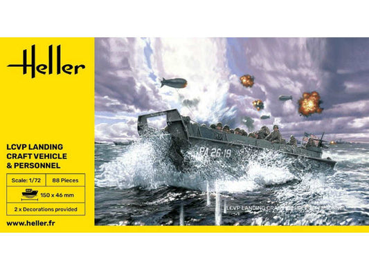 1/72 Heller - LCVP Landing Craft Vehicle & Personal