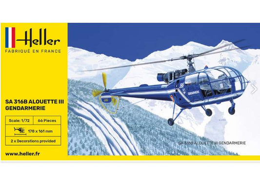 1/72 Heller - Alouette III Gendarmerie