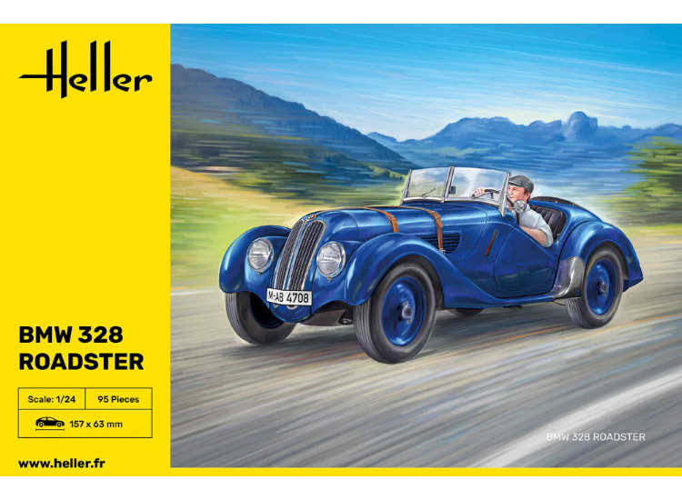1/24 Heller - BMW 328 Roadster