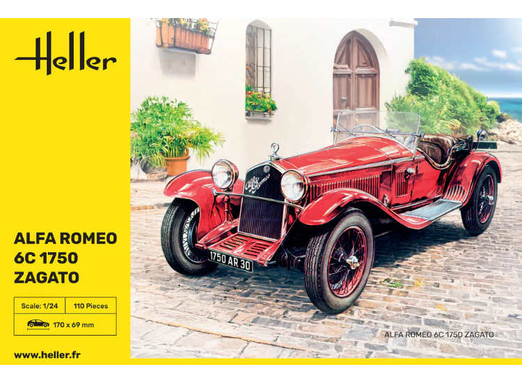 1/24 Heller - Alfa Romeo 6C 1750cc Zagato