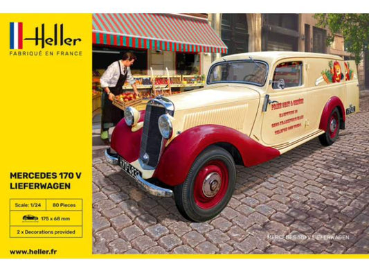 1/24 Heller - Mercedes 170 V Lieferwagen Delivery Van