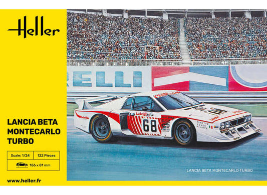 1/24 Heller - Lancia Beta Montecarlo Turbo - DAMAGED BOX