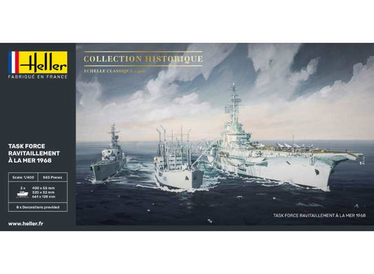 1/400 Heller - Task Force - Foch, La Seine, Kersaint