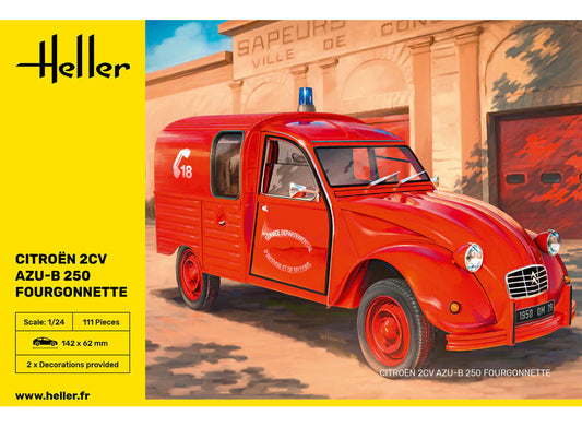 1/24 Heller - Citroen 2CV Fourgonette AK 250