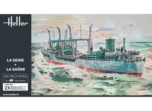 1/400 Heller - La Seine & La Saone (2 Kits)