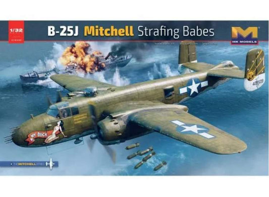 1/32 Hong Kong Models - B-25J Mitchell Strafing Babes