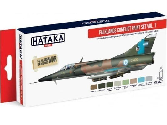 8 x 17ml Hataka - Acrylic Paint Set - Falklands Conflict Vol 1