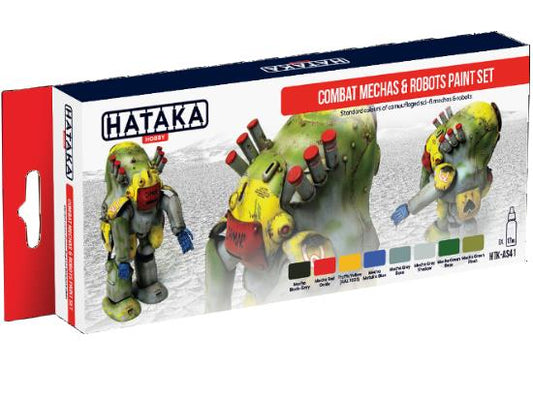 8 x 17ml Hataka - Acrylic Paint Set - Combat Mechas & Robots 